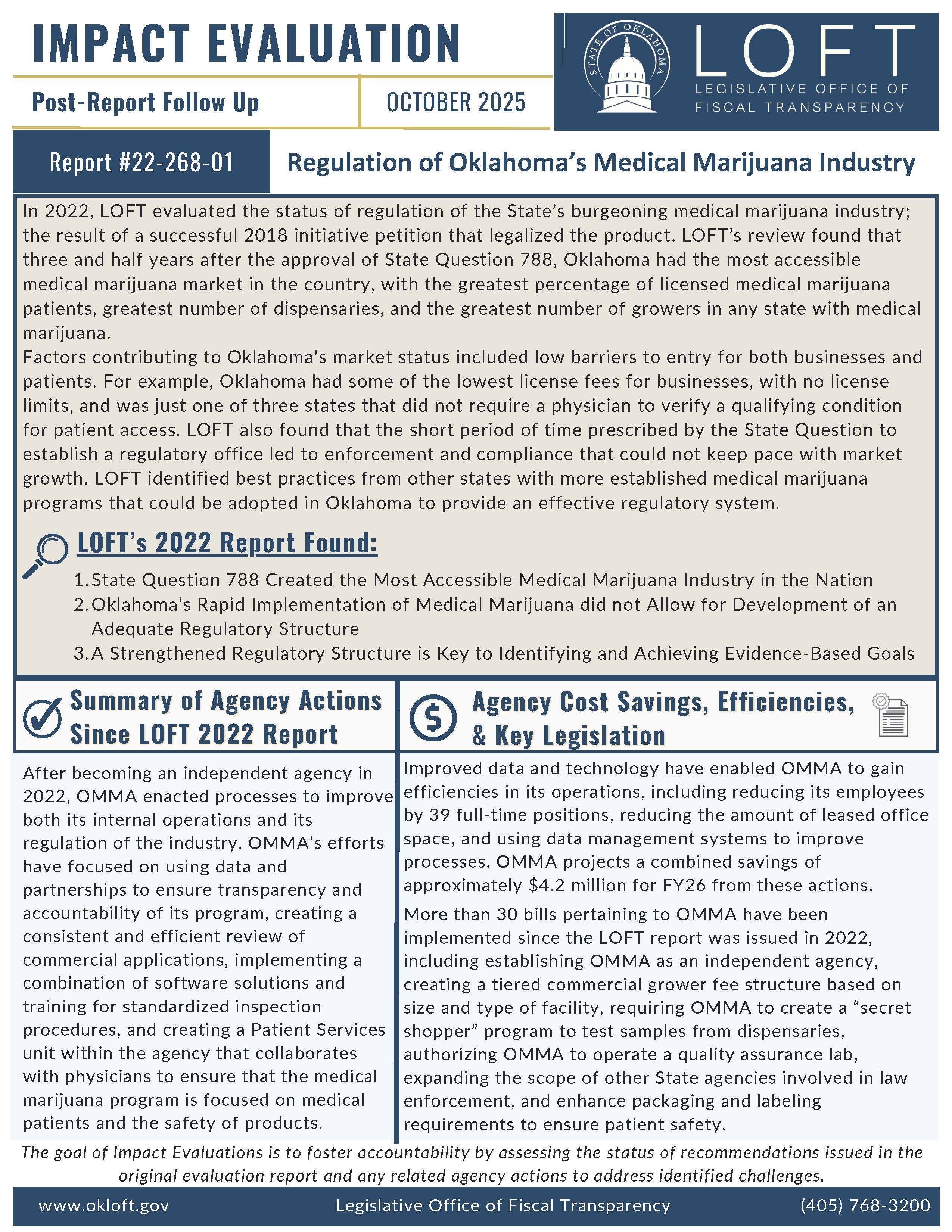 preview of OMMA Impact Evaluation