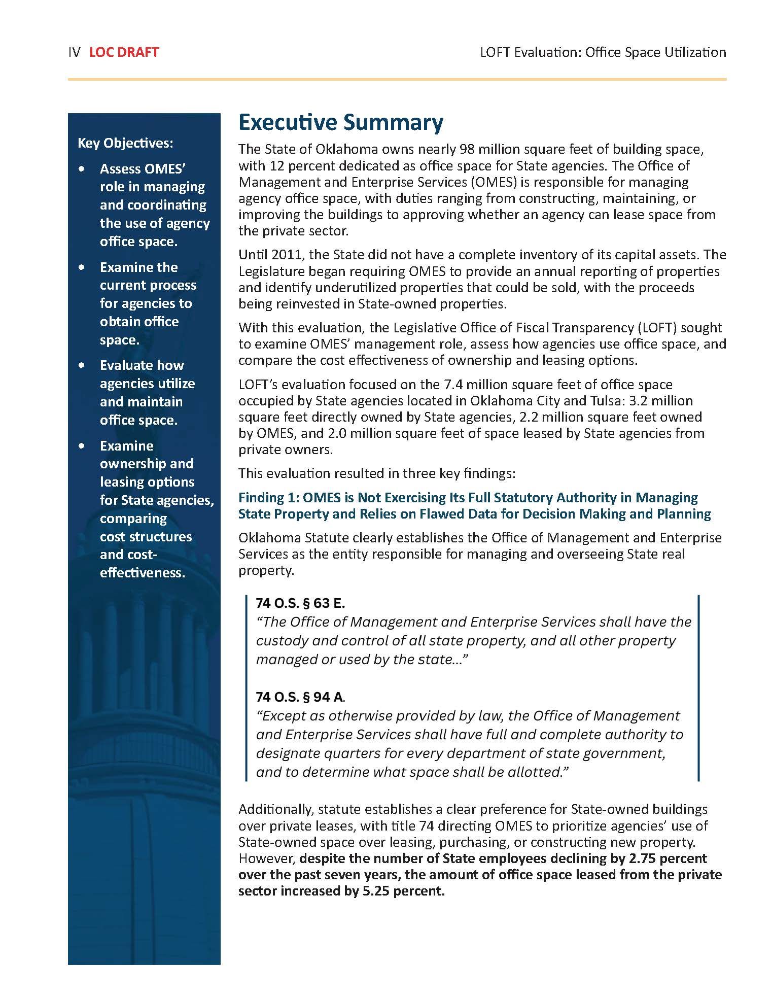 preview of Executive Summary Office Utilization