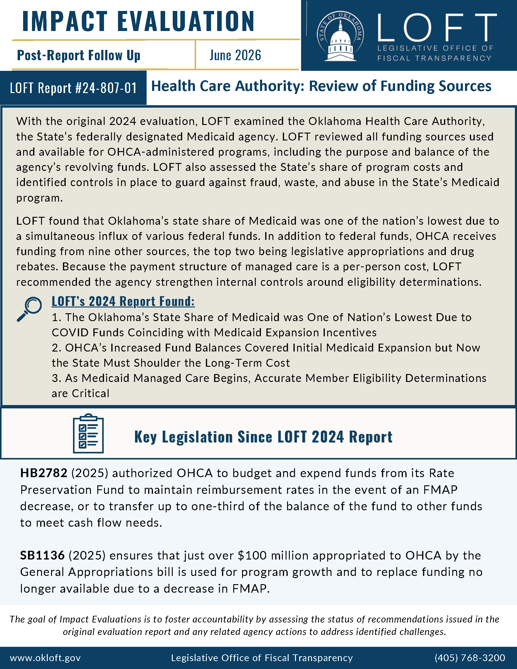 preview of OHCA Impact Evaluation