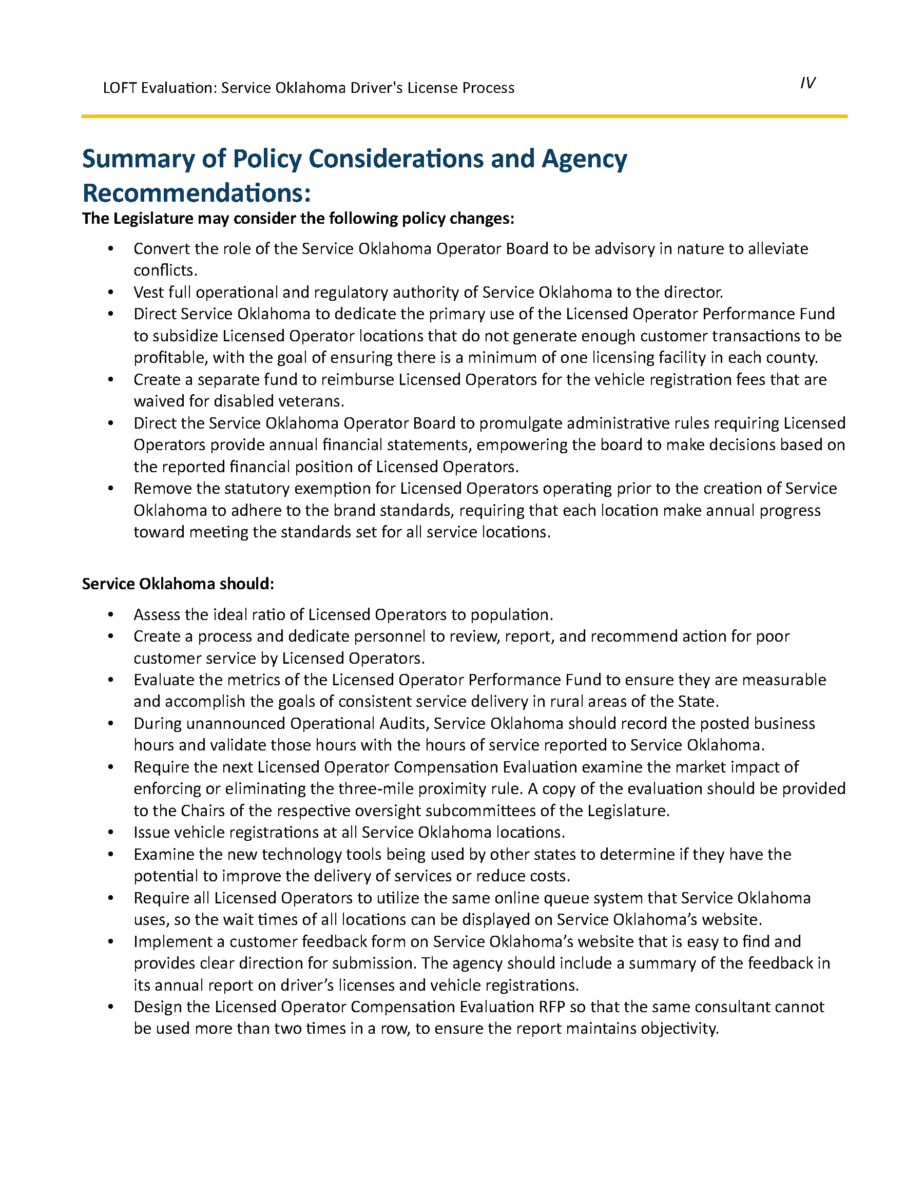preview of Service Oklahoma Driver License Process Recommendation